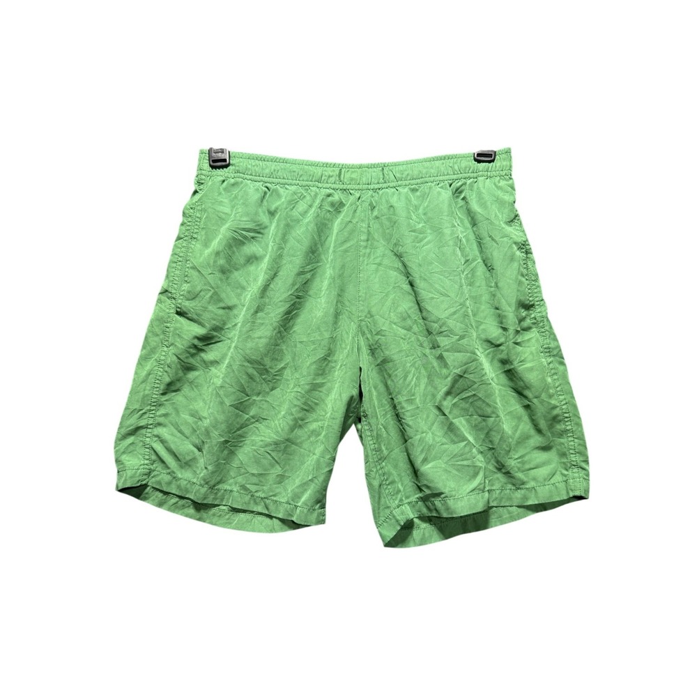 Zara Swim Shorts Mens Medium Green Mesh Lined Pockets Casual